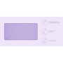 Подложка за мишка Natec, Series Pure Lavender, 800x400 мм