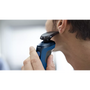 Philips SHAVER Series 5000 S5466/17 pánsky holiaci strojček Rotačný holiaci strojček Zastrihávač Čierna, Modrá