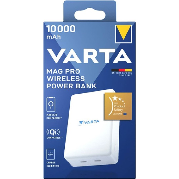 Varta Mag Pro Wireless vezeték nélküli 10.000mAh powerbank (57904101111)