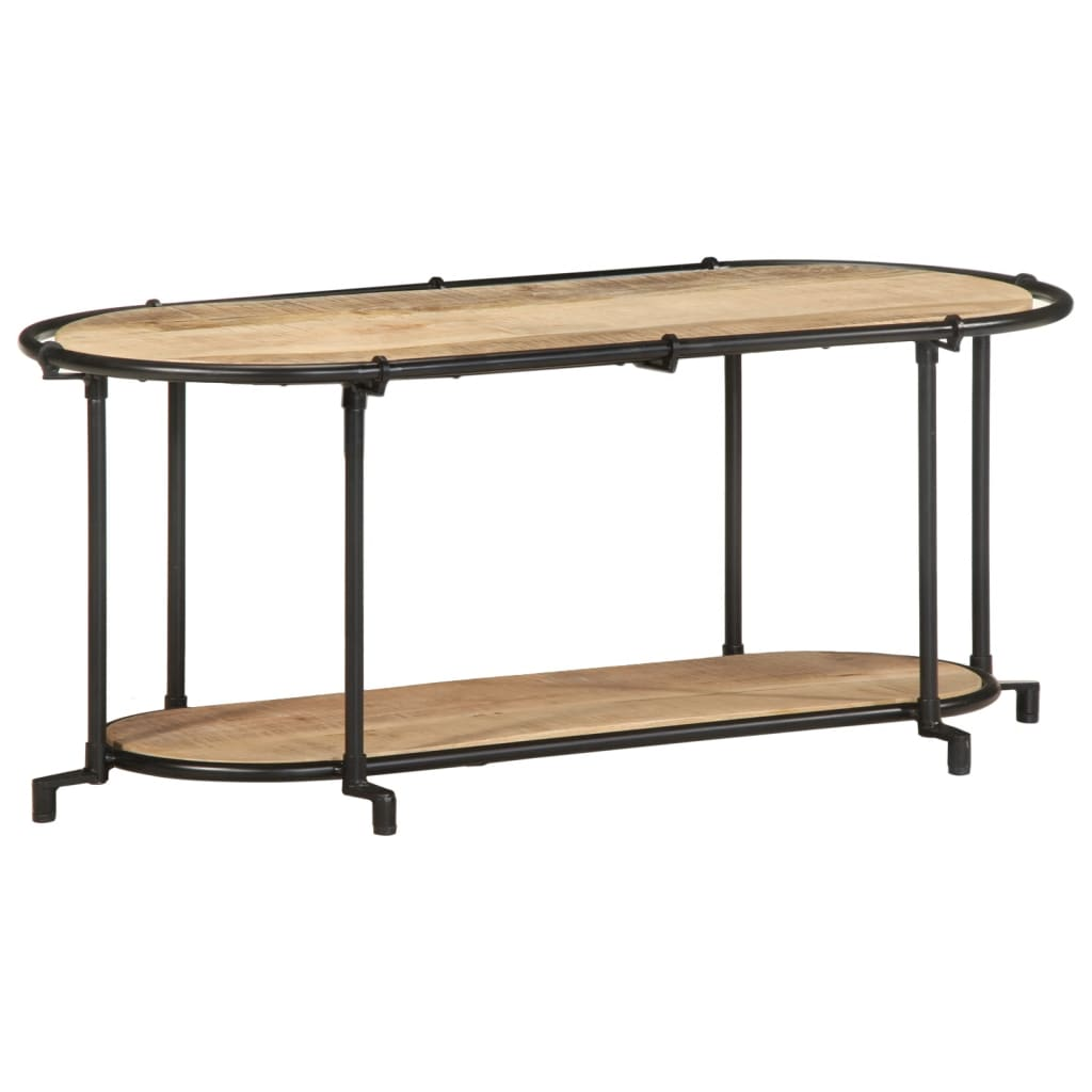 tömör nyers mangófa TV-szekrény 100 x 42 x 40 cm (4013488)