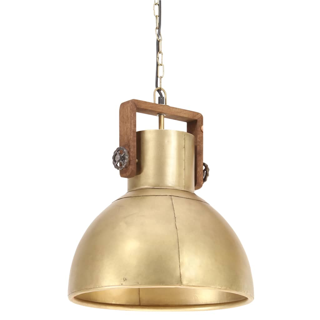 kerek sárgaréz ipari függőlámpa 25 W 40 cm E27 (320532)
