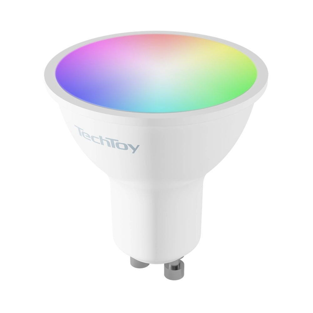 Tesla TechToy Smart izzó 4,7W 345lm 6500K GU10 - RGB (TSL-LIG-GU10ZB)