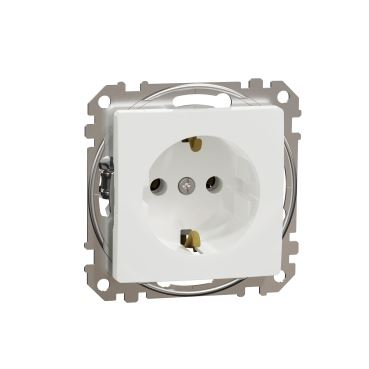  SCHNEIDERE Gniazdo schuko Schneider Sedna Design SDD111025 białe Design & Elements
