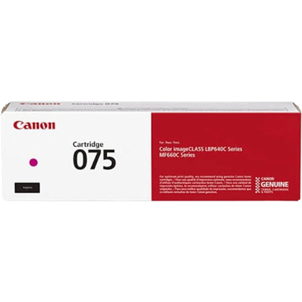 Canon 075 cartuccia toner 1 pz Originale Magenta