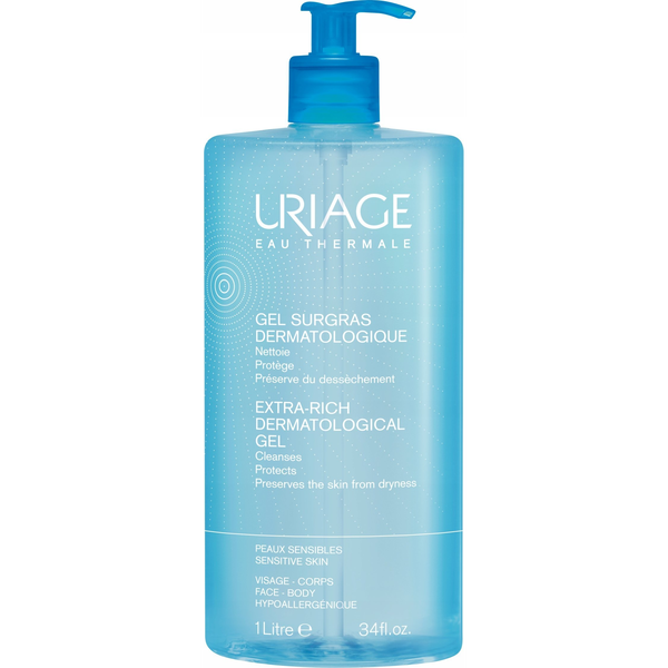 Почистващ гел Uriage Surgras, 1 л