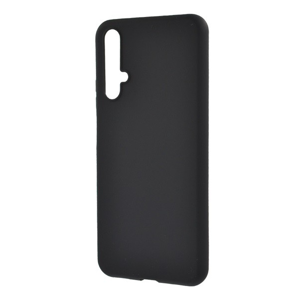 Szilikon telefonvédő (matt) FEKETE [Huawei Nova 5T] (5996457905010)