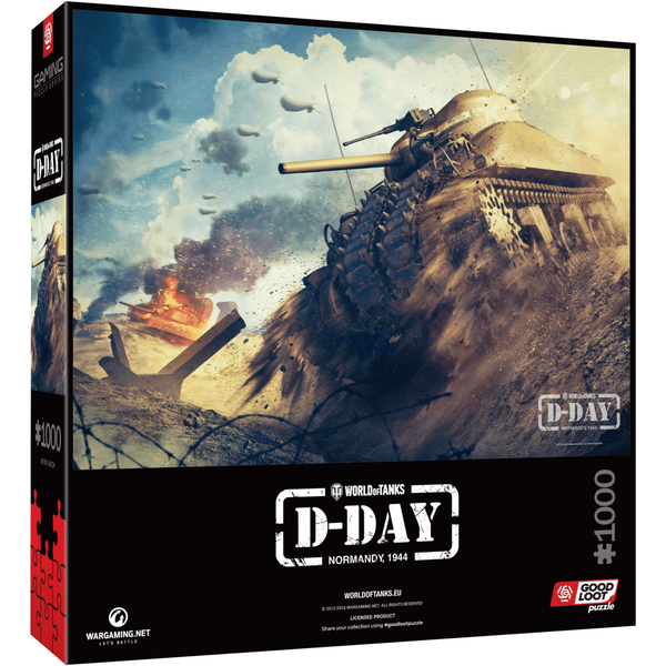 Puzzle 1000 World of Tanks Deň D Good Loot OUTLET