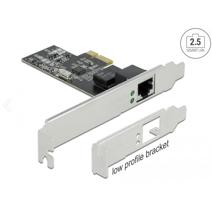 Delock PCI Express x1 kártya - 1 x 2,5 Gigabit LAN (89564) (d89564)