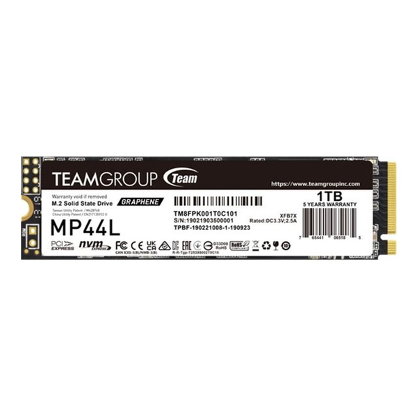 Team Group MP44L 1 TB M.2 NVMe PCIe 4.0 SSD