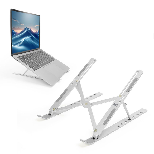 ACT AC8121 supporto per laptop Supporto per computer portatile Grigio 39,6 cm (15.6")