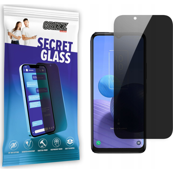  GrizzGlass Szkło prywatyzujące GrizzGlass SecretGlass do TCL 408