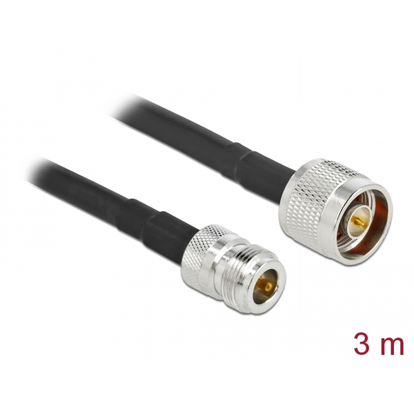 Delock Antennakábel N-dugó - N-hüvely LMR/CFD300 3 m low loss