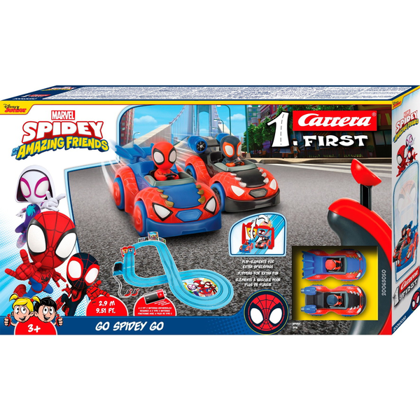 Carrera FIRST Spidey - Go Spidey Go! Pókember Versenypálya 2,9m