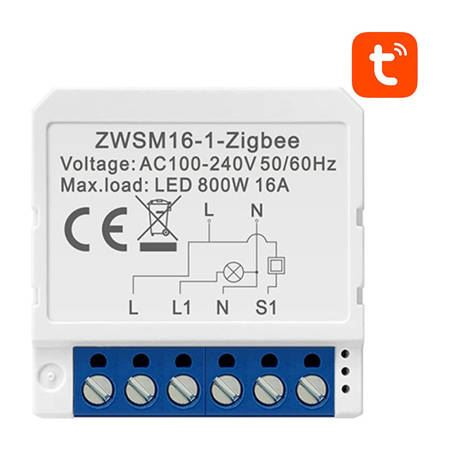 Avatto ZWSM16-W1 TUYA Intelligens kapcsoló modul (ZWSM16-W1)