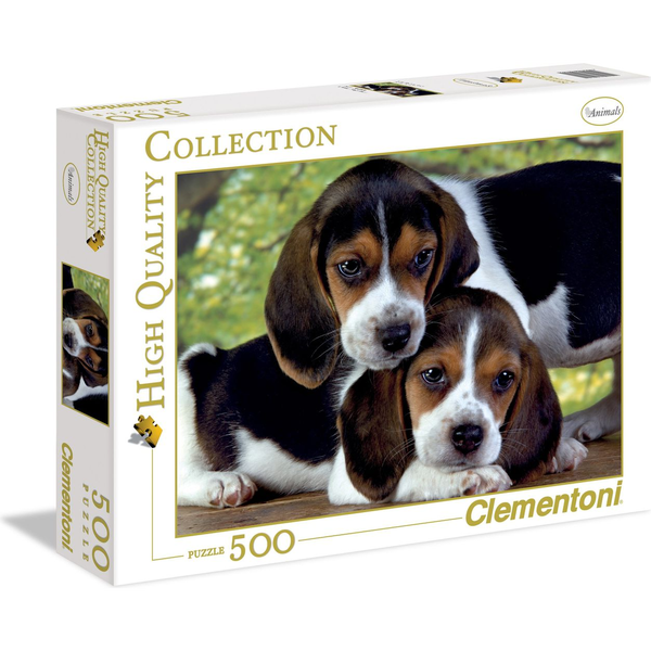 Пъзел Clementoni - Puppies, 500 части