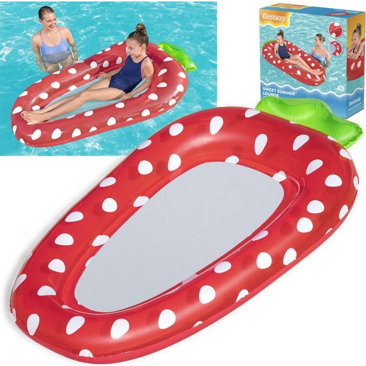 Bestway Vízi Függőágy Matrac Gyerekeknek - Eper (43644 CZ)