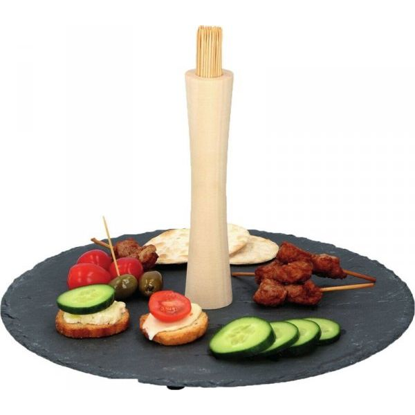 Kínáló D30Cm Fa/Pala +100 Db Koktélpálcika Alpina (8711252113012)