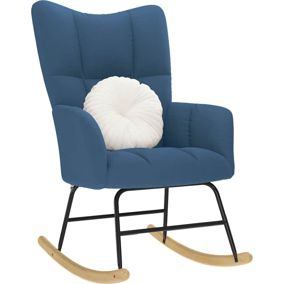 kék szövet hintaszék (4016797)