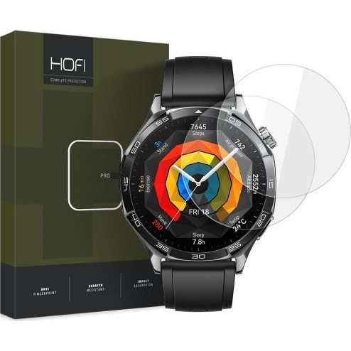 HOFI KALJENO STEKLO 2-PAKET ZA HUAWEI WATCH GT 5 (46 MM) PROZORNO