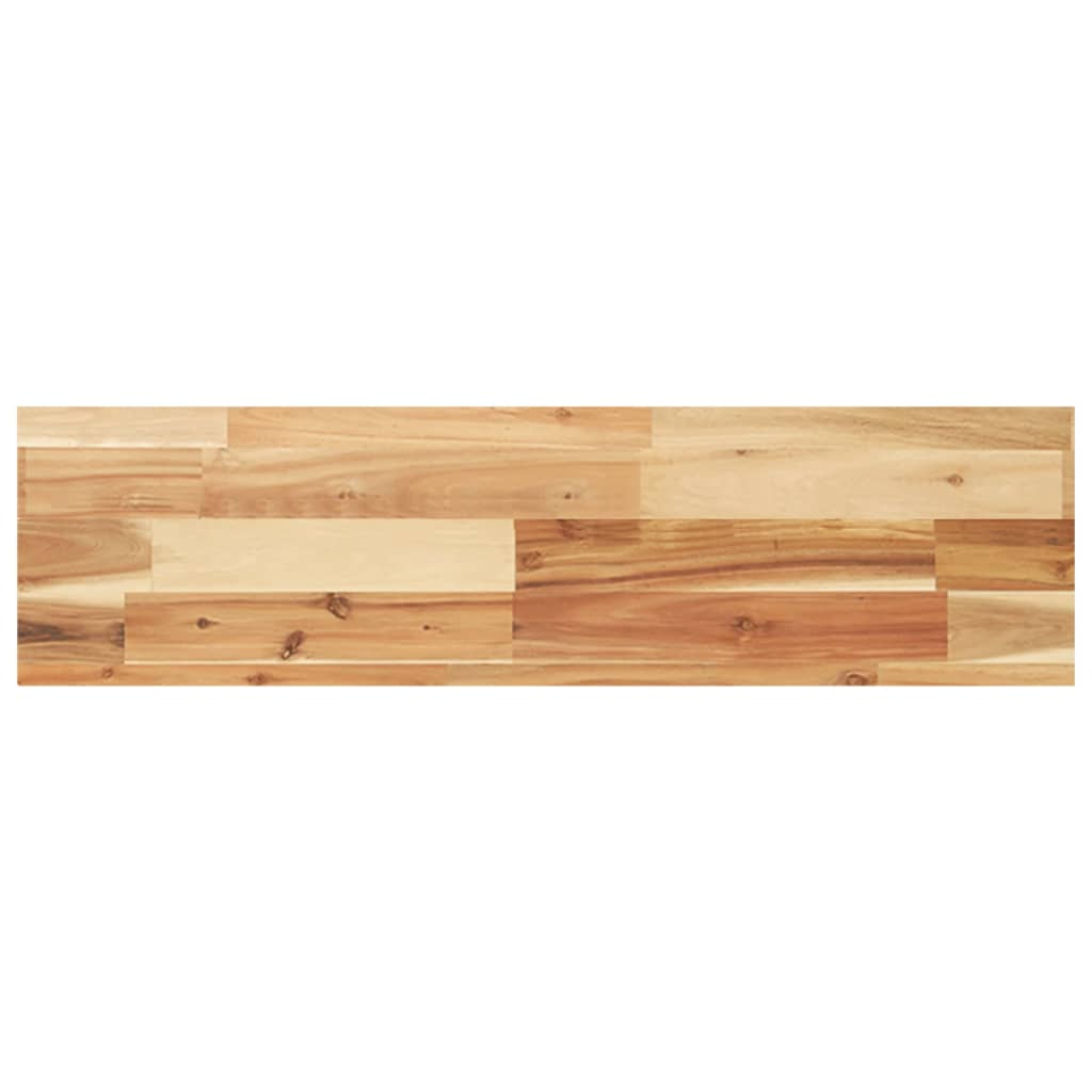 olajbevonatú tömör akácfa függőpolc 100 x 20 x 4 cm (3279587)