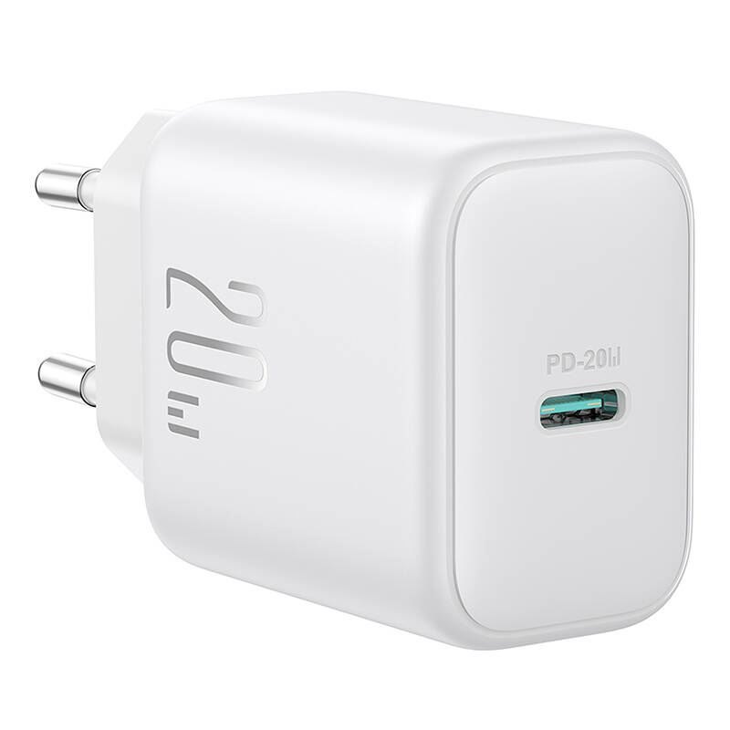 Joyroom JR-TCF20 PD 20W USB-C hálózati töltő fehér (JR-TCF20 white)