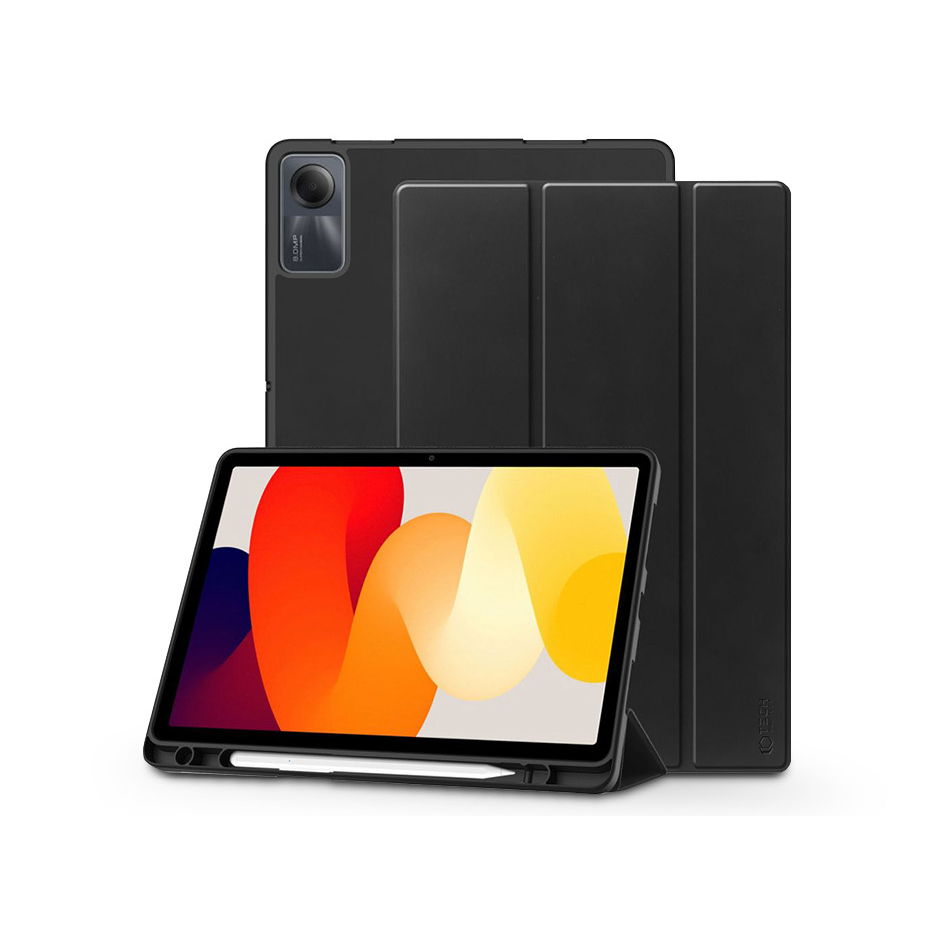 Tech-Protect tablet tok (Smart Case Pen) - Xiaomi Redmi Pad SE 11.0 - fekete - ECO (TP606096)