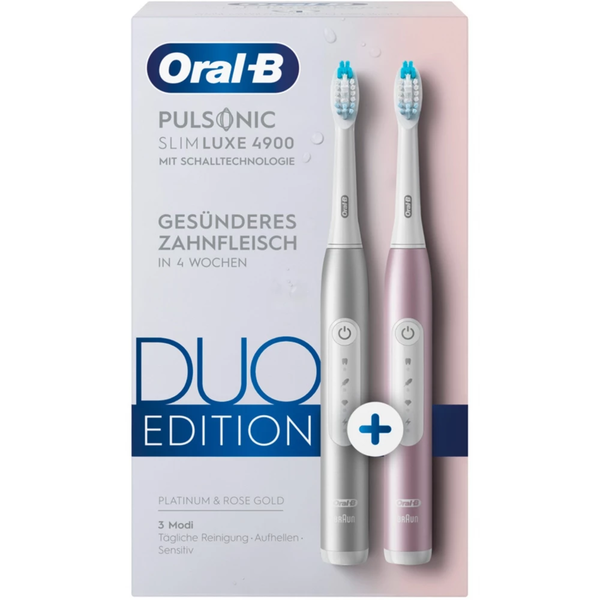 Elektrické zubní kartáčky Oral-B Pulsonic Slim Luxe 4900 2 kusy