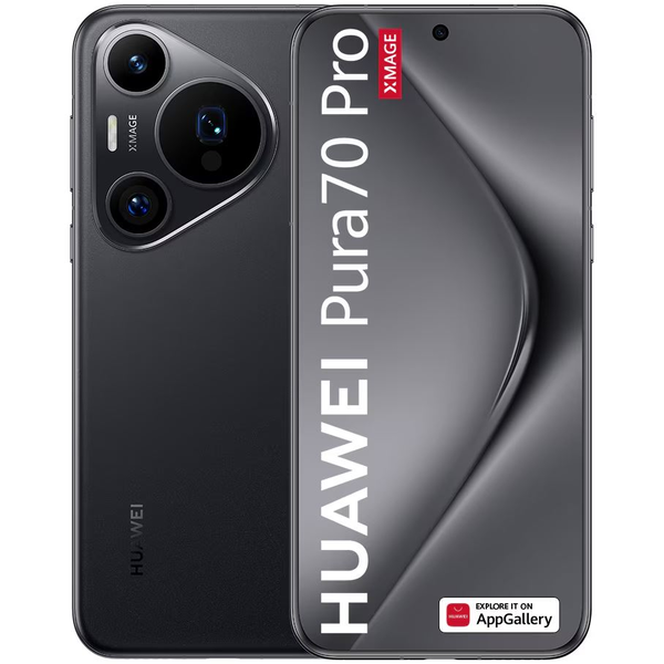 Huawei Pura 70 Pro 5G 12/512GB Dual-Sim mobiltelefon fekete