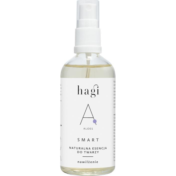 Hagi Smart A Nawilżenie, naturalna esencja do twarzy z aloesem 100 ml