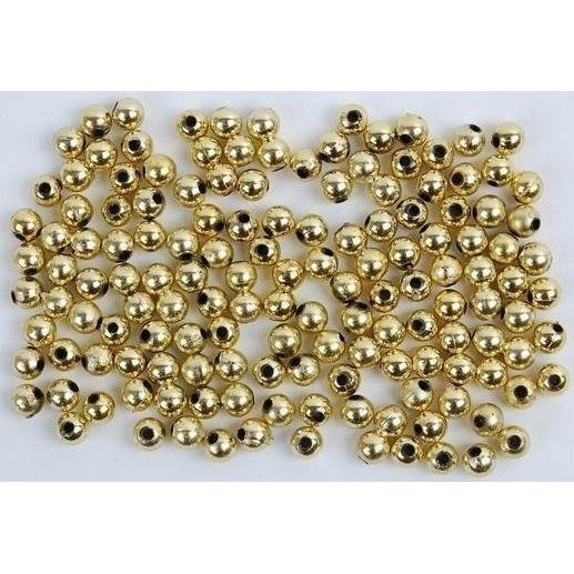  FANDY Koraliki 6 mm złote (30g)