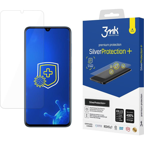 Защитно фолио 3MK, Antimicrobial, Silver Protection +, За Samsung Galaxy A70