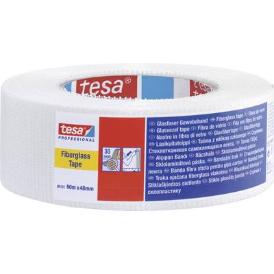 Tesa (60101-00002-00) Szövet ragasztószalag ® Professional Fehér (H x Sz) 90 m x 48 mm 1 db (60101-00002-00)