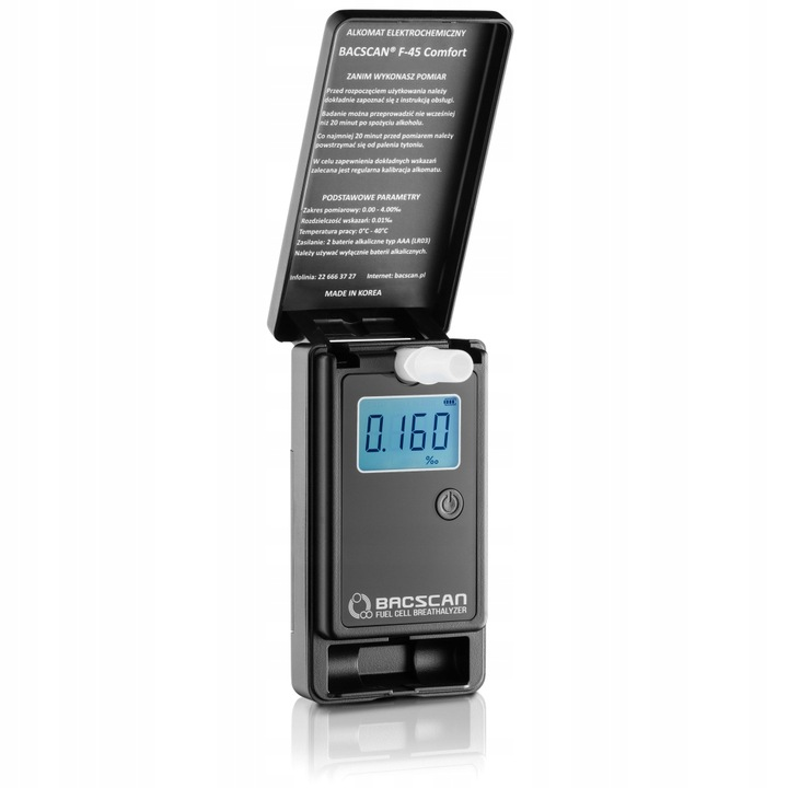Alkomat BacScan F-45 Comfort Alkoholszonda (F-45 COMFORT)