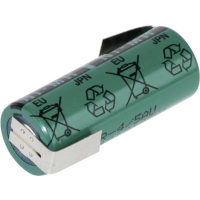 Forrasztható 4/5 A akku NiMH 1,2V 2150 mAh, forrfüles, FDK HR-4/5AU-LF (106458)