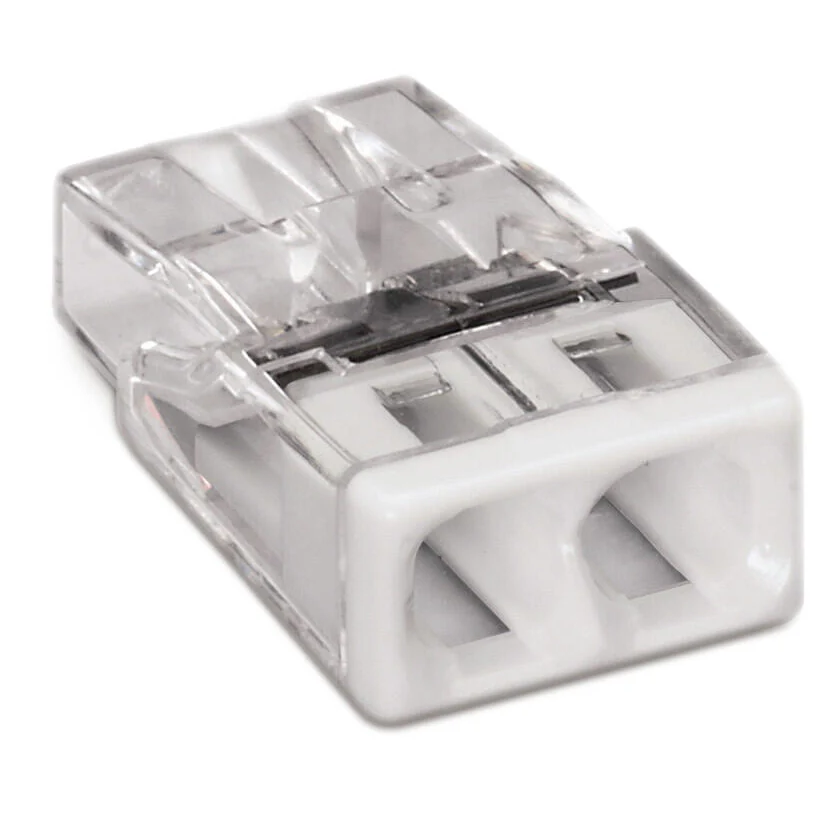 Wago 2273-202 COMPACT vezetékösszekötő - Áttetsző (100db/csomag) (2273-202)