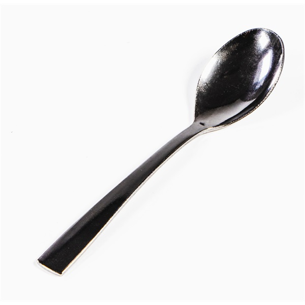 Iris KT-563 Cube Rozsdamentes acél teáskanál szett - Fekete (6 db) (KT-563)