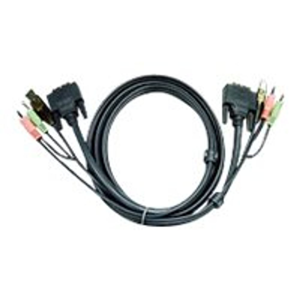 ATEN 2L-7D02UD - video / USB / audio cable - 1.8 m