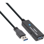 InLine 35655 USB kábel USB 3.2 Gen 1 (3.1 Gen 1) 10 m USB A Čierna