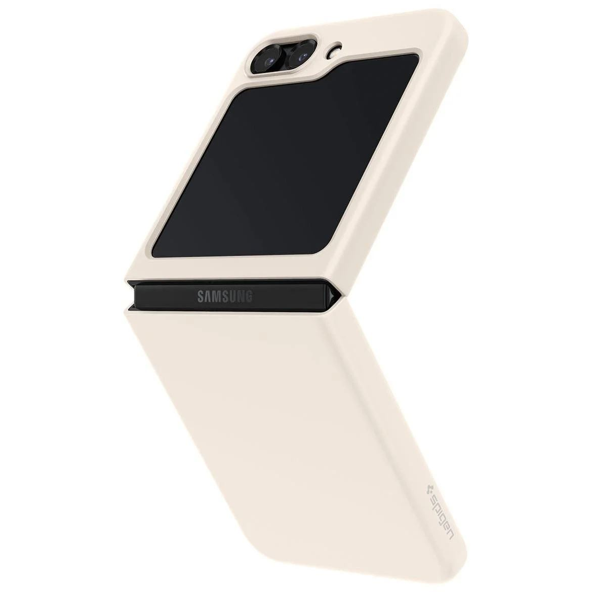 Spigen AirSkin Samsung Galaxy Z Flip 5 tok Pearled Ivory - bézsszínű (ACS06231) (ACS06231)