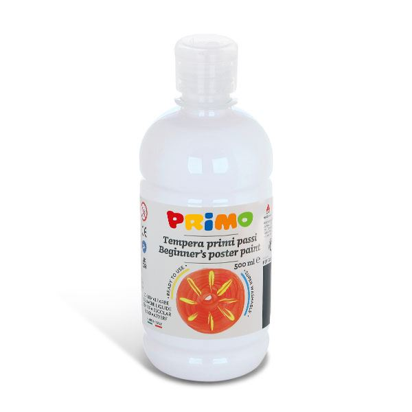 Primo 100 tempera 500ml fehér (202BR500100) (202BR500100)