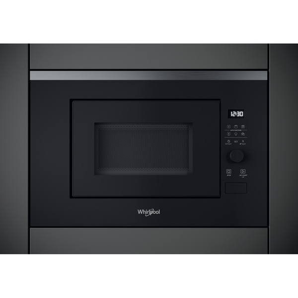 Whirlpool WMF201G Da incasso Microonde con grill 20 L 800 W Nero, Acciaio inox