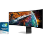 Samsung G95SC компютърен монитор 124,5 см (49") 5120 x 1440 пиксела Dual QHD OLED Сребърен