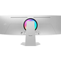 Samsung G95SC компютърен монитор 124,5 см (49") 5120 x 1440 пиксела Dual QHD OLED Сребърен