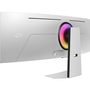 Samsung G95SC компютърен монитор 124,5 см (49") 5120 x 1440 пиксела Dual QHD OLED Сребърен