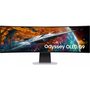Samsung G95SC компютърен монитор 124,5 см (49") 5120 x 1440 пиксела Dual QHD OLED Сребърен