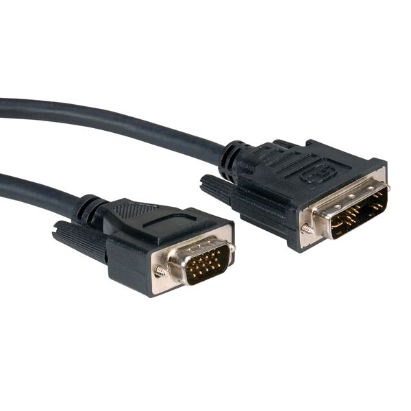 Roline DVI -> VGA Monitor adatkábel 3m (11.04.5430-20) (11.04.5430-20)