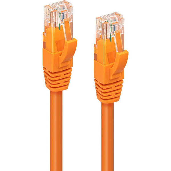  MicroConnect CAT6A UTP 0.25m Orange LSZH