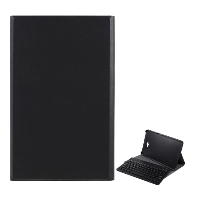 Gigapack Samsung Galaxy Tab A 10.1 bőr hatású QWERTY, angol nyelvű tablet tok fekete (GP-97763) (GP-97763)