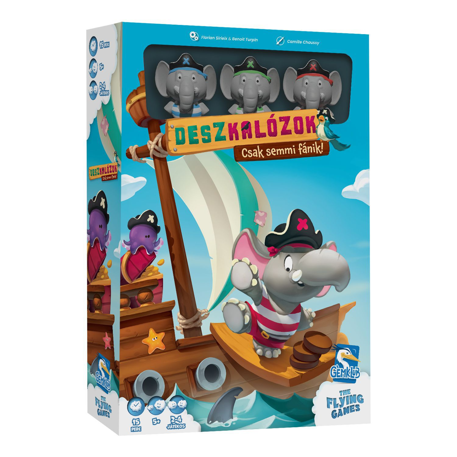 Deszkalózok - Csak semmi fánik! társasjáték (BLR10004)