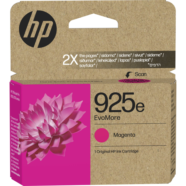 HP 925e EvoMore Magenta Original Ink Cartridge cartuccia d'inchiostro 1 pz Resa elevata (XL)